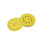 DEWALT - Disc abraziv de slefuire cu 8 gauri, K240, 125mm, 10 bucati [DT3107-QZ] (DT3107-QZ) - constructii-mag