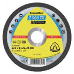 Klingspor Disc taiere otel/inox Klingspor Z 960 TX Special, 115x22.23x1mm (322184) - constructii-mag Disc de taiere