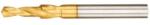 Gühring Burghiu pentru metal Guhring, HSS, gaurire treptata, TiN, 90 grade, cilindrica, 5 - 6, 6x31/70mm (9002500066000) Burghiu