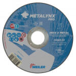 WEILER Disc taiere metal/inox Weiler METALYNX PRO, 115x22.23x1mm (P1151022I) Disc de taiere