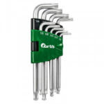 Fortis Set chei torx in L cu cap sferic Fortis, TX9-TX45, 9 piese (4317784730020) - constructii-mag Cheie imbus