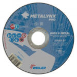 WEILER Disc taiere metal/inox Weiler METALYNX PRO, 115x22.23x1.6mm (P1151622I) Disc de taiere