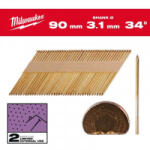 Milwaukee - Cuie in banda, 7.4 x 3.1 mm, 34°, 90 mm, 2200 bucati [4932492605] (4932492605)