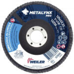 WEILER Disc lamelar slefuire metal/inox Weiler METALYNX PRO, inclinat, 125x22.23mm, G120 (MDM125120)