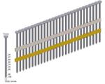 PREBENA - Cuie in banda 3.1x65mm, 3000 bucati [RK31/65BK] (RK31/65BK)