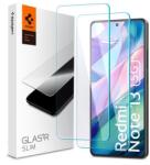 Spigen SLIM képernyővédő üveg 2db (2.5D, tokbarát, ultravékony, 0.2mm, extra karcálló, 9H) ÁTLÁTSZÓ AGL08294 (AGL08294)