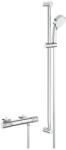 GROHE Grohtherm 1000 Performance Termosztátos Zuhanycsaptelep 1/2" Zuhanygarnitúrával Króm 34835000 (34835000)