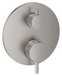 GROHE Atrio Termosztátos Keverő 1 Kimenethez Elzáró Szeleppel Supersteel 24357dc0 (24357dc0)