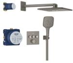 GROHE Grohtherm Smartcontrol Rejtett Zuhanyrendszer Rainshower Smartactive 310 Cube Fejzuhannyal Brushed Hard Graphite 34864al0 (34864al0)