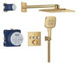 GROHE Grohtherm Smartcontrol Rejtett Zuhanyrendszer Rainshower Smartactive 310 Cube Fejzuhannyal Cool Sunrise 34864gl0 (34864gl0)