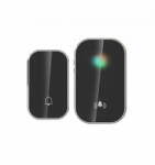 OMU system WBKK01-1A1VB vezeték és elem nélküli csengő 1 adó (kinetic kapcsoló) és 1 vevőegység feke (WBKK01-1A1VB)