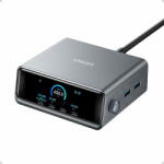 Anker Incarcator si statie incarcare Prime 250W, Ultra-Fast 6-Port, 2x USB-A, 4x USB-C, GaN, Ecran LCD, Negru (A2345341)