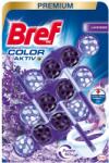 Bref Color Aktiv WC-tisztító blokk Levendula 3 x 50 g