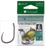 Mikado Xtra Strong Carp 6 Füles, Szakállas Pontyozó Horog 10db (HS805-6DB)