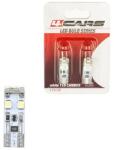 4Cars Bec Led - 8SMD 12V pozitie T10 W21x95d Canbus 2buc 4Cars - Alb