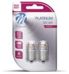 m-tech Set de 2 x becuri LED, Canbus, Portocaliu, R5W, 12 24V, BA15s (LB833Y-02B)