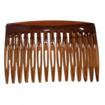 Hair Power dupla fogú barna oldalfésű, 7 cm - hajpatika