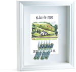 Partikellékek Pénzátadó nászajándék képkeret - Vidék