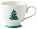 FLORINA Winterland tree porcelán jumbo bögre, 440 ml