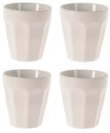 4home EH Charente porcelán pohár készlet, 250 ml, 4 db