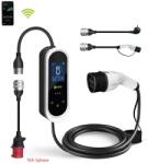 ZenCar ePRO -3 in 1 - 11kW WIFI elektromos autó otthoni töltő, utcai töltőkábel, fali konzol, kábeltartó (PE-proB11KWADA)