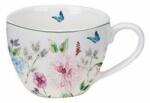 4home Flower Garden 4 db-os porcelán csésze készlet, 90 ml