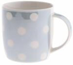 4home Pöttyös porcelán bögre 360 ml, kék
