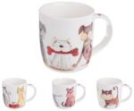 Orion Kutyusok és cicusok porcelánbögre szett 0, 4 l, 4 db