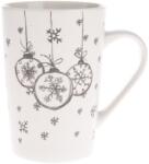 4home Díszek karácsonyi porcelán bögre, 435 ml