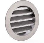 Dalap Fém szellőzőrács Ø 80 mm karimával és rovarhálóval (99990)