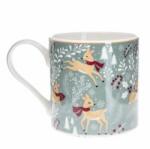 4home Winter Forest karácsonyi porcelán bögre, 400 ml