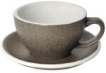 LOVERAMICS Egg - Cafe Latte 300 ml Cup and Saucer - Granite