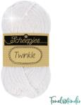 Scheepjes Twinkle 901 - csillogó fehér pamut fonal