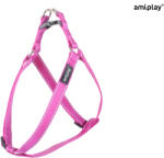 amiplay AP Reflective Y hám XL 50-95*2, 5cm pink (111012)