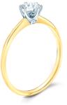 SAVICKI Inel de logodnă The Journey: aur bicolor, diamant - savicki - 7 792,00 RON