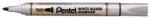 Pentel Táblamarker, 4, 2 mm, kúpos hegy, PENTEL, fekete (MW85-AE) - iroszer24