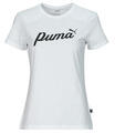 PUMA Rövid ujjú pólók ESS+ BLOSSOM SCRIPT TEE Fehér US S