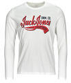 JACK & JONES Hosszú ujjú pólók JJELOGO TEE LS O-NECK 2 COL AW23 SN Fehér EU L