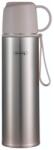 Rosberg Termos PREMIUM QUALITY din otel inoxidabil, 500ml, pereti dubli, mentine rece cald, Rosberg, gri (R52010F- Gri)