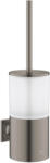 GROHE Perie WC Grohe Allure, pe perete, sticla/metal, mat, grafit, 40340AL1 (40340AL1)