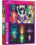 Trefl Enchantimals - Disney hercegnők 2 az 1-ben puzzle 200 db-os (13317)