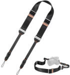 K& F Concept lapos nyakpánt gyorskioldó csattal, 4, 5cm x 100-145cm (fekete) (KF-13-132V1)