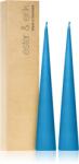 ester & erik cone candles moon blue (no. 37) gyertya 2x25 cm