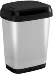 KIS DUAL SWING BIN STYLE M 25L szemetes 26 x 37, 5 x 48, 5 cm ezüst (237329)