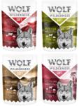 Wolf of Wilderness 24x300g Wolf of Wilderness "Soft & Strong" nedves kutyatáp- Mix: 4 x marha, 8 x nyúl, 4 x bárány, 8 x borjú