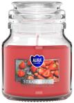 BISPOL Ароматна свещ Bispol Aura - Strawberry, 120 g (snd71-73)