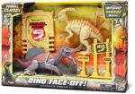 Lanard Toys Set de joaca cu 2 dinozauri si accesorii, Lanard Toys, Primal Clash, Gri-Bej Figurina