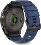 Tech-Protect Curea material textil Tech-Protect Nylon Classic compatibila cu Garmin Fenix 5X/5X Plus/6X/6X Pro/7X/8 51mm Navy Blue (5906302376742)