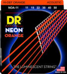 DR Strings NOA-11 HiDef Neon Akusztikus gitárhúrok (NOA-11)