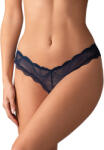Obsessive Nightly Blue Crotchless Thong Black M/L